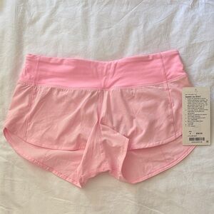 Lululemon Athletica Speed Up Shorts Light Pink Size 4